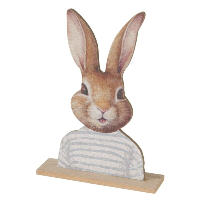 Osterdeko Jonas Hase 30 cm blau braun kaufen